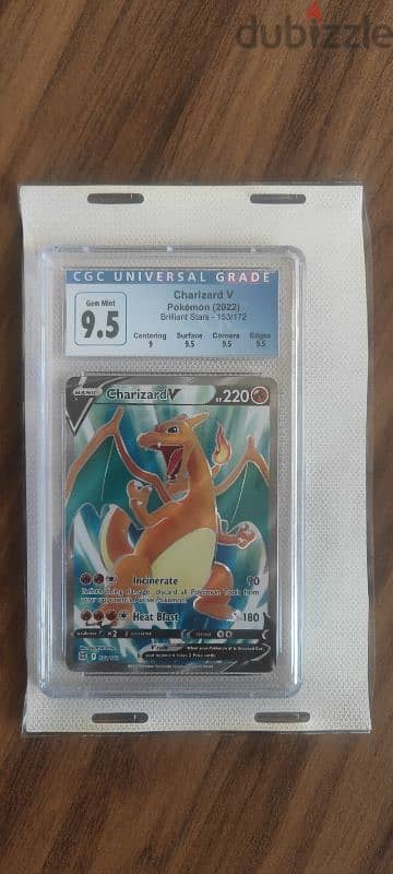 Pokemon Charizard V #153 CGC 9.5 2