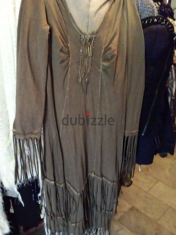 brown din dress 0