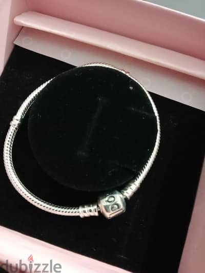 Pandora Moments Barrel Clasp Snake Chain Bracelet