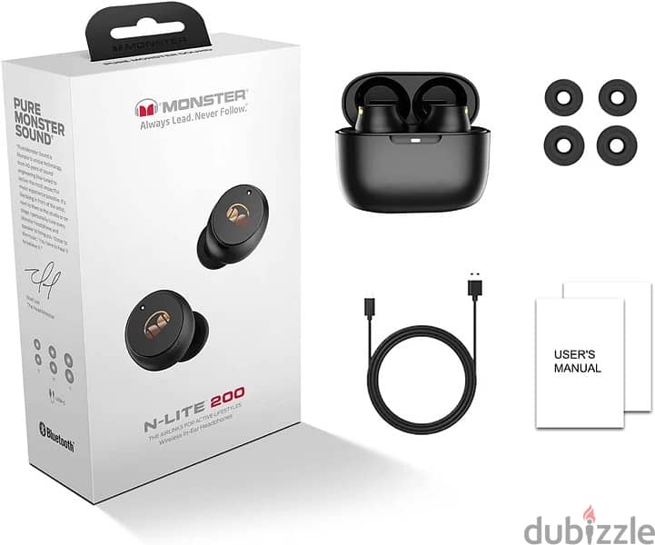 Monster N-Lite 200 AirLinks Wireless Earbuds 0