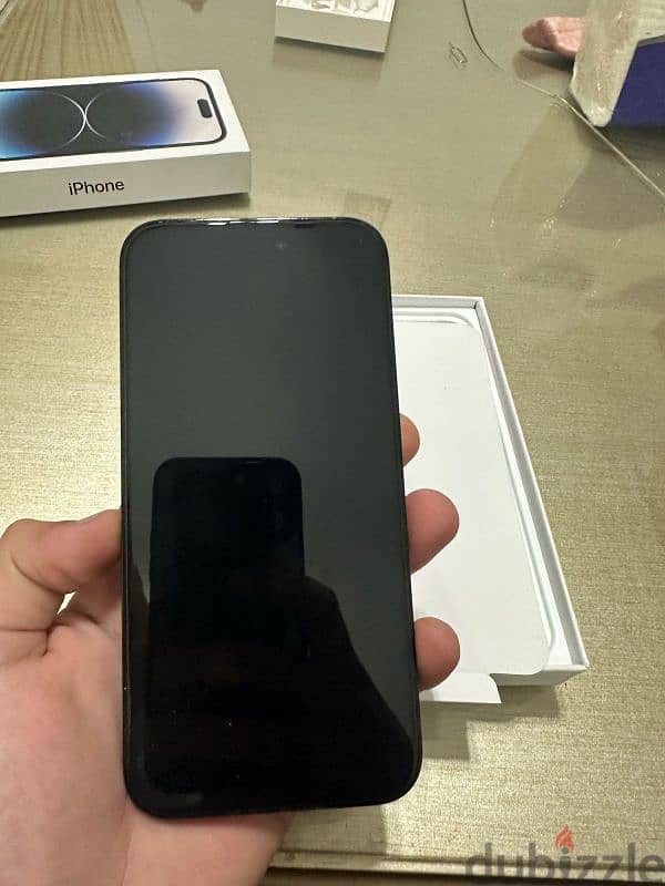 iphone 14 pro max  256 gb like new esim 1