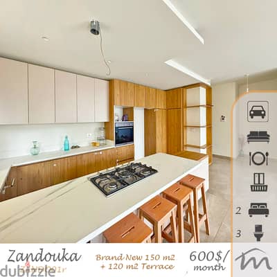 Zandouka | Signature | Equipped/Decorated 150m² Chalet + 120m² Terrace