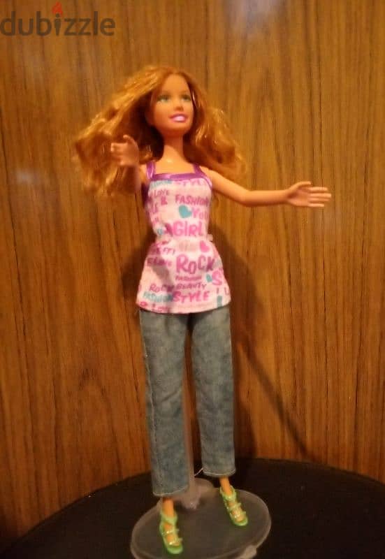 Barbie -SUMMER Mattel as new doll2008 Bend legs wearing +Shoes=21 5