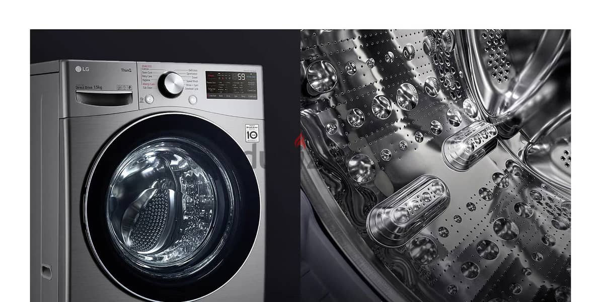 F0L9DYP2S 15KG Front Load Washer AI DD™ ThinQ TurboWash غسالة 15ك الجي 1