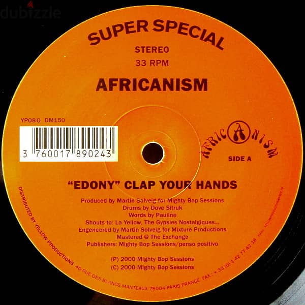 "Edony" Clap Your Hands ( 12 " VINYL ) 1