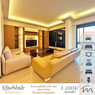 Kfarehbab | Signature | Prime Location | 180m² Ap | Panoramic Sea View