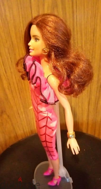 FASHION MIX N MATCH brunette Barbie Mattel great doll +own dress+Shoes 5