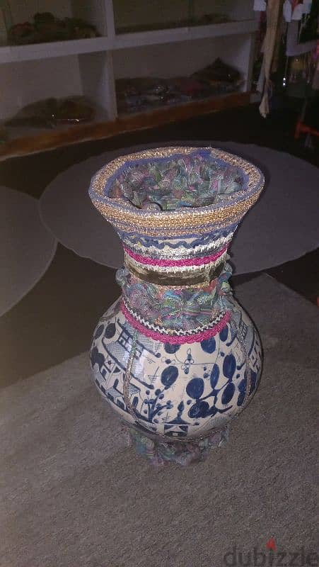 vase porcelaine صنع الهند فاز بورسلين 1