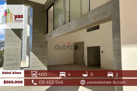 Sahel Alma 400m2 | 100m2 Terrace | New Duplex | Partial View | RA/IV