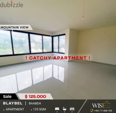 125 SQM Apartment for SALE in Blaybel-Baabda !