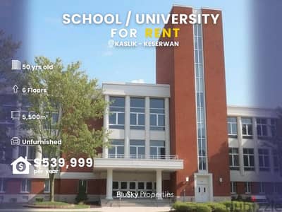 University, School building For RENT In Kaslik #PM