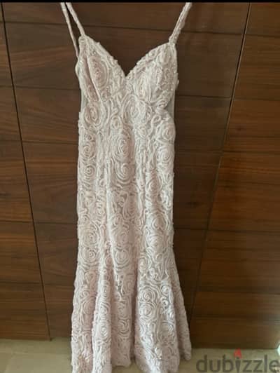 light pink special occasion dress