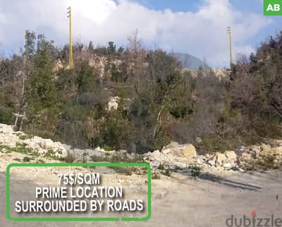 charming green land in jbeil - Meshmesh/مشمش _ جبيل REF#AB119457