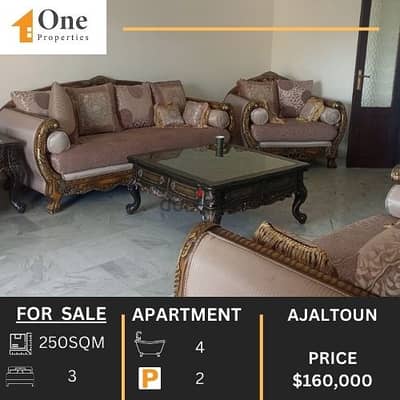 MOUNTAIN VIEW APARTMENT FOR SALE IN AJALTOUN