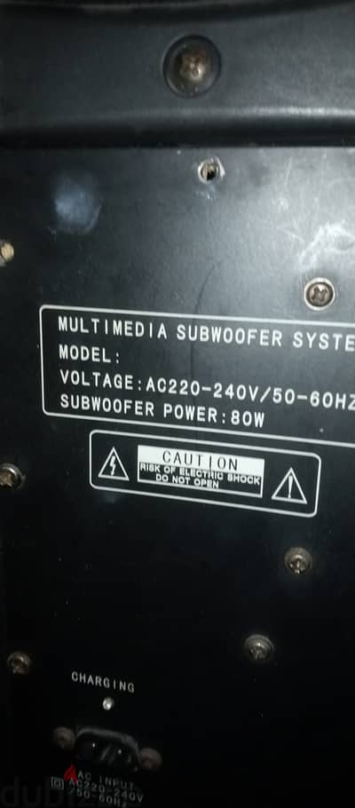 Multi media subwoofer system