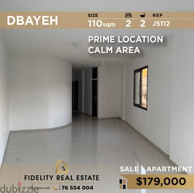 Apartment for sale in Dbayeh JS112 شقة للبيع في ضبية