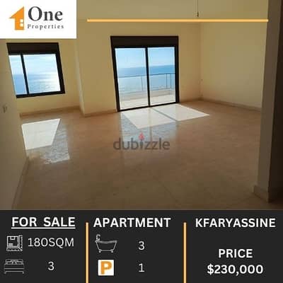 SEA VIEW APARTMENT FOR SALE IN KFARYASSINE