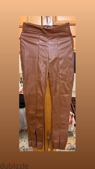 Latex Havan Brown Women’s Pants Size M Fits S New Condition