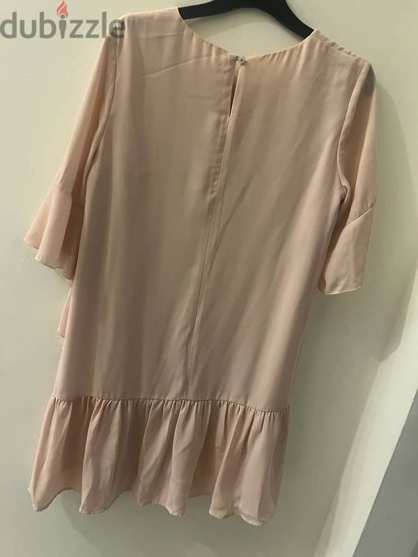 Light Pink Midi comfortable Dress 1