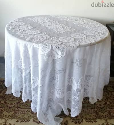 crochet  table cover