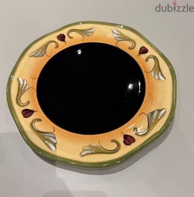 Italian designed plate