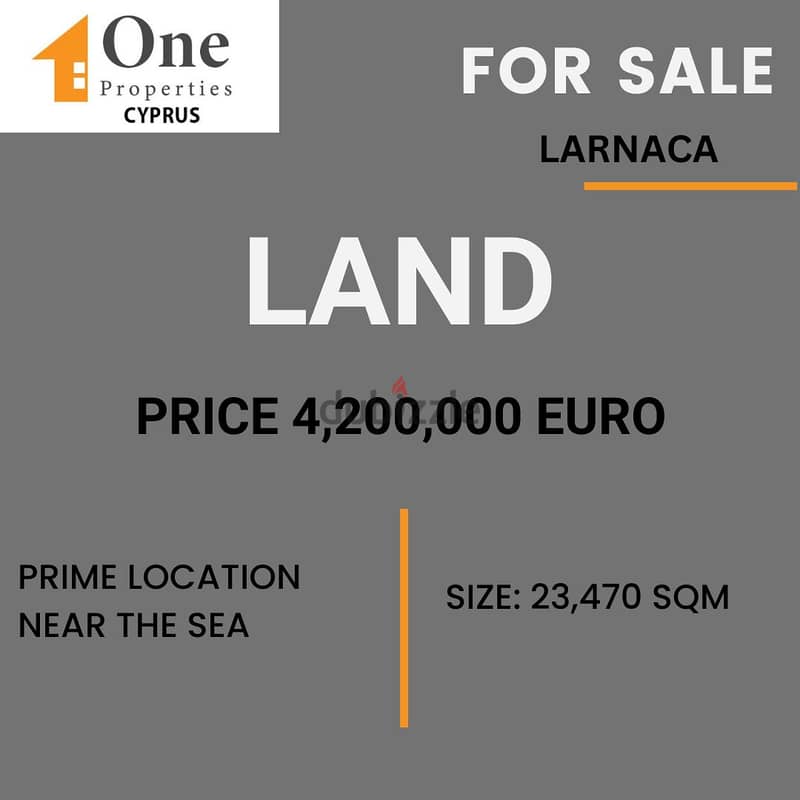 LAND FOR SALE IN LARNACA 0