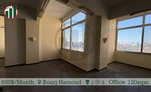 PRIME LOCATION!! OFFICE FOR RENT IN BOURJ HAMMOUD!!