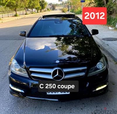 Mercedes-Benz C 250 coupe 2012 high package