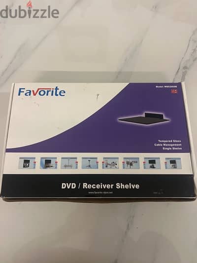 Dvd / receiver shelve