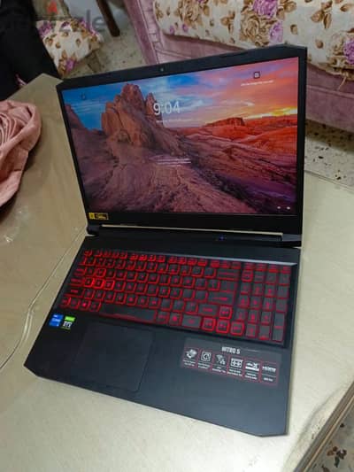 acer nitro 5 gaming laptop rtx 3050ti super clean