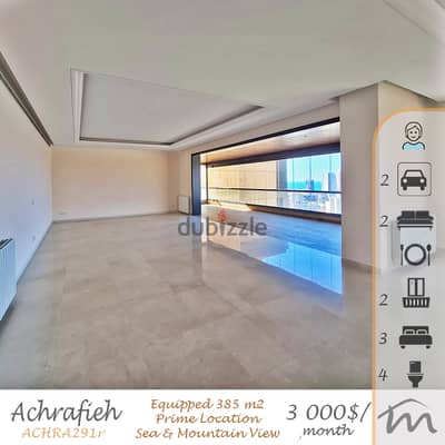 Ashrafieh | Signature 385m² Luxurious Apart | Open Sea & Mountain View