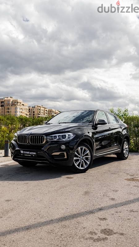 BMW X6 XDRIVE 35i 2018, 1 OWNER, BASSOUL&HNEINE SOURCE AND SERVICES !! 0