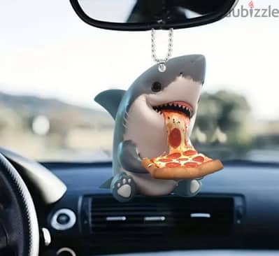 funny shark keychain