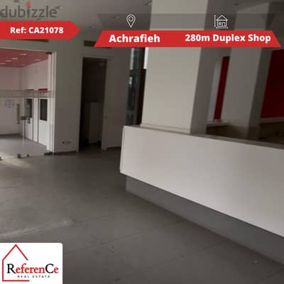 Duplex shop in Achrafieh محل دوبلكس في الأشرفية