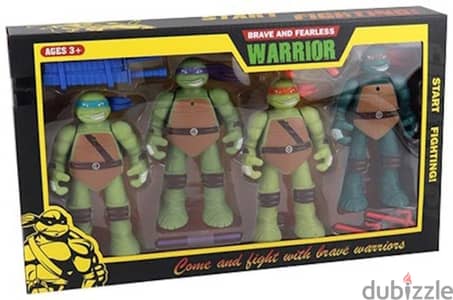 ninja turtles , brave & fearless warriors