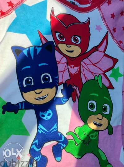 PJ masks pyjamas, for toodler girl, 2 years, بيجامة ولّادي للبنات