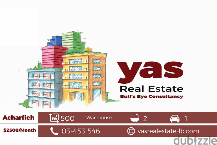 Achrafieh/Sioufi 500m2 | Warehouse | Rent | Perfect Investment | AA | 0