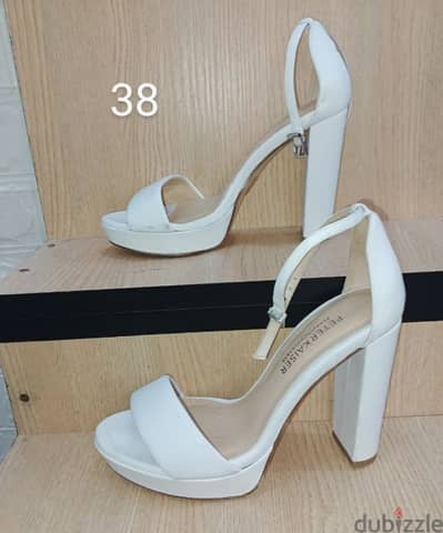 white sandal size 38