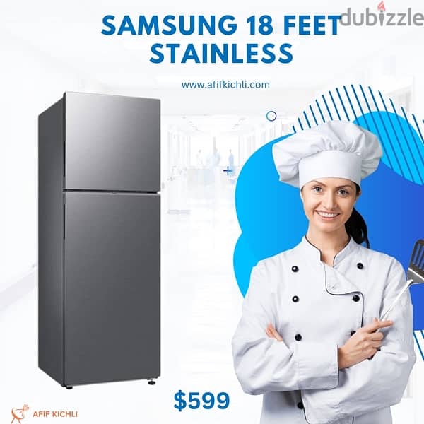 Samsung Campomatic Fridge Inverter كفالة شركة 1