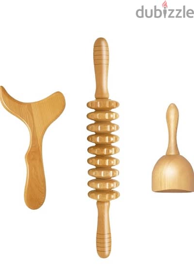 AICNLY 3-in-1 Wood Therapy Massage Tools for Body Shaping