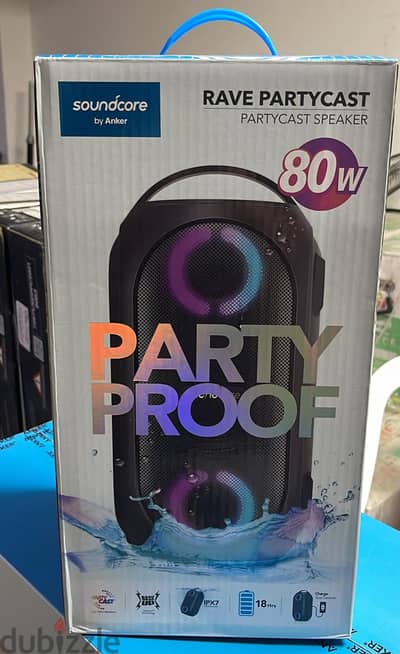 Anker soundcore rave party cast 80w