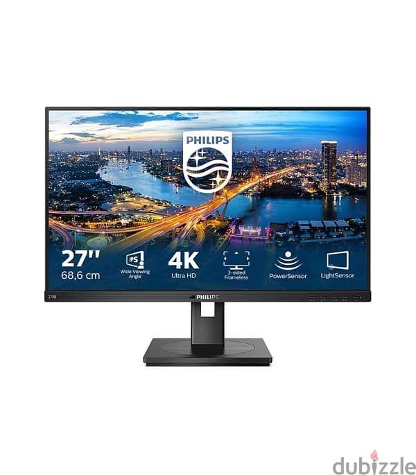 PHILIPS 278B1 27” 4K UHD (3840x2160) IPS BUSINESS MONITOR OFFER 1