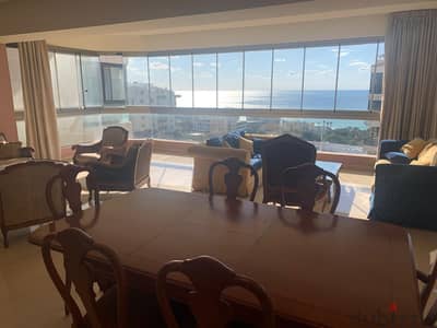 250 SQM FURNISHED Apartment in Khaldeh, Aley with Sea View