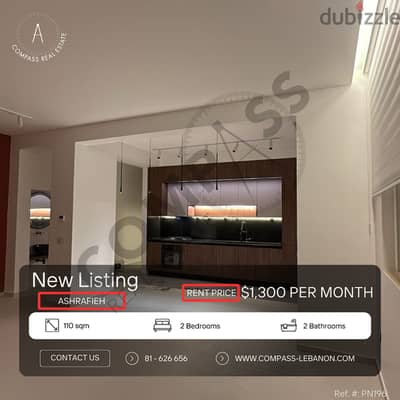 Fully Renovated Luxury Apartment for Rent in Ashrafieh