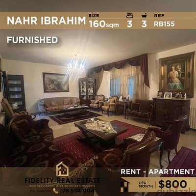 Apartment for rent in Nahr Ibrahim RB155 شقة للإيجار في نهر إبراهيم