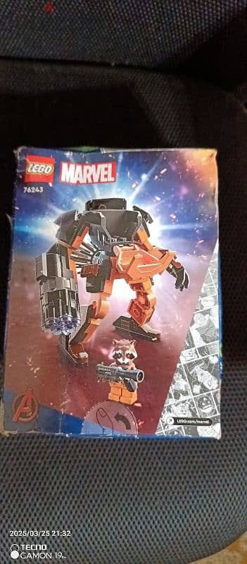 Lego Marvel rocket Mech armour