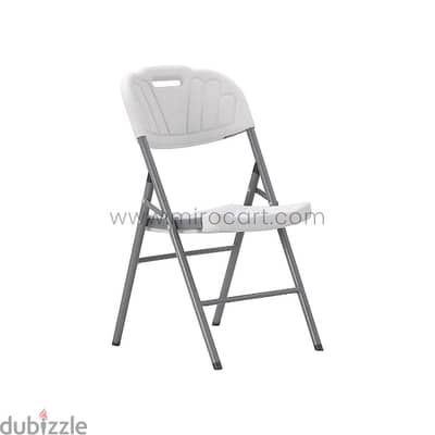 Heavy-Duty Foldable Dining Chair – 200kg, Steel Legs, Stackable