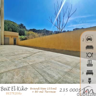 Elissar | Brand New 155m² + 80m² Terrace | Prime Location | 1st Floor