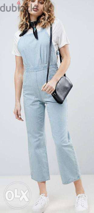 Asos denim jumpsuit size 40 1