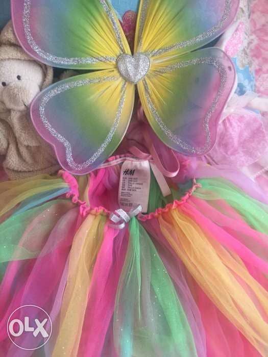 Tutu skirt with butterfly wings for kids 3